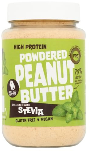 PPB Sweetened with Stevia, Powdered Peanut Butter, 180g