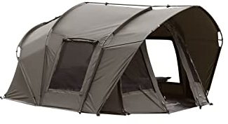 MK-Angelsport Angelzelt Fort Knox Air 2,5 Mann 2.0 Bivvy – Wasserdichtes Karpfenzelt mit 10.000 mm Wassersäule, abnehmbarem Frontpanel und extra großer Bodenplane