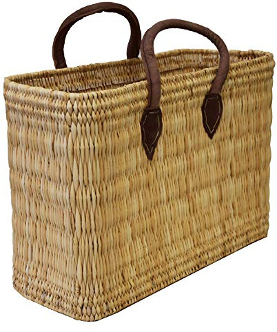 Sjögräs väska korg shoppingväska shoppingkorg flätad korg korg korg palmgräs kort handtag liten färg natur
