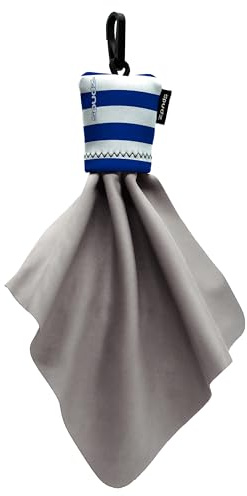 SPUDZ Classic | Microfiber Cloth Screen Cleaner and Lens Cleaner | Open Bottom | Nautical Stripes | 6 x 6 Inches