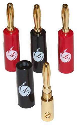 FISUAL Easy Fix Banana Plugs - 4 Pack