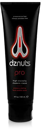 Dznuts Chamois Cream - Producto de Cuidado Personal para Ciclistas, Color Negro, Talla 120 ml