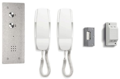 Digiteck BS11- BELL VRK2 2 WAY VANDAL PROOF AUDIO DOOR ENTRY INTERCOM SYSTEM & LOCK/DOOR RELEASE FLUSH
