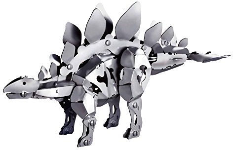 Tronico 20038 - Metallbaukasten Dinosaurier Stegosaurus, Aluminium, 88-teilig