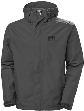 Helly Hansen Homme Veste Imperméable Seven J, XL, Ébène