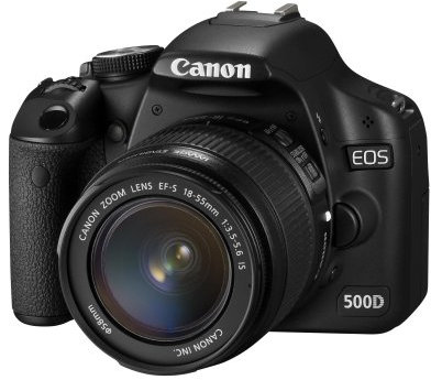 Canon EOS 500D - Cámara Réflex Digital 15.1 MP (Objetivo EF-S 18-55)