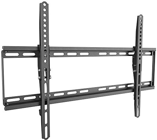 RICOO Supporto da parete per TV o Monitor Montaggio N1964 Staffa televisore piatto inclinabile girevole Smart 4K Curvo 3D QLED OLED LED LCD televisori braccio television max VESA 600x400 universale