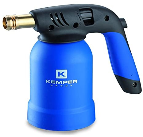 Kemper - Lampe à souder Multifonctions Chalumeau à gaz Cuisine Barbecue Soudure KE2019 Allumage Piezo