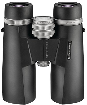 ESCHENBACH Optik 10x42 Trophy D Robustes Fernglas mit Weitwinkeloptik - Ideal für Vogelbeobachtung, Wildbeobachtung, Wanderung in der Natur und bei Dämmerung
