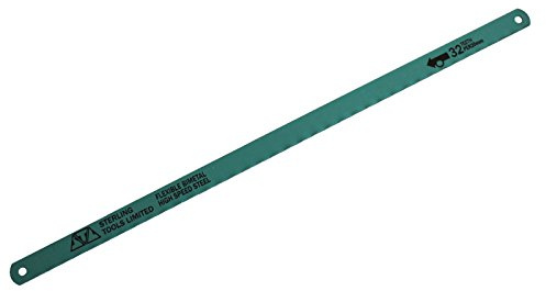1 x Hacksaw Blades 32 TPI Bi-Metal Shatterproof High Speed Steel 12 300mm by AllTrade Direct by AllTrade Direct