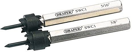 Draper 57624 Spot Weld Cutter Set, 3/8 tum och 5/16 tum, 2 delar