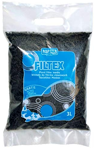 Pellets de charbon actif 3 mm, avec sac en filet Charbon pour la filtration en aquarium ou bassin, 3 L