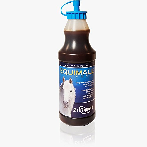 St. Hippolyt EquiMall Forte | 500 ml | Ergänzungsfuttermittel für Pferde | Zur Appetit- und Verdauungsförderung | Für alte und rekonvaleszente, sowie Sport- und Zuchtpferde