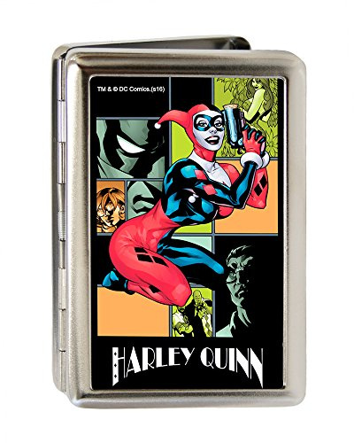 Buckle-Down Business Card Holder - HARLEY QUINN/Night and Day Comic Book Character Blocks - Large