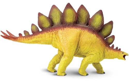 Safari Ltd Figura di Dinosauro Stegosaurus 28.5cm | Grandi dinosauri in scala | Giocattoli per Bambini |Non tossico e privo di BPA | Adatto ai Bambini dai 3 anni