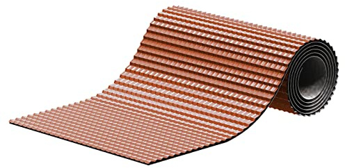 Sarei Kaminanschlussband ziegel-rot, Wandanschlussband, 300 mm x 5m, selbstklebend, Dach, Kamin, Wand, Schornstein, Alu-Flex, formfähig, für dichte Anschlüsse