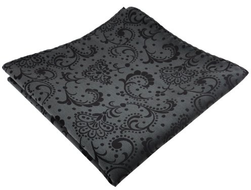 TigerTie Designer Einstecktuch gemustert in Paisley - Größe 30 x 30 cm