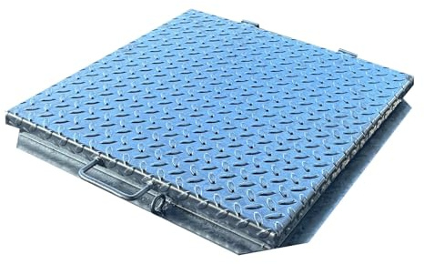verzinkte massive Schachtabdeckung 80 x 80cm