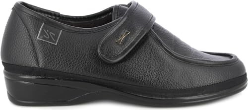 Doctor Cutillas 780 Zapato DE NAPA con Adhesivo Mujer Negro 36