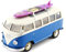 Welly 1:24 1962 Volkswagen Classical Bus mit Surfbrett rot/Weiss