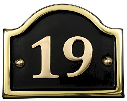 Brass Bridge House Number (Number 19)