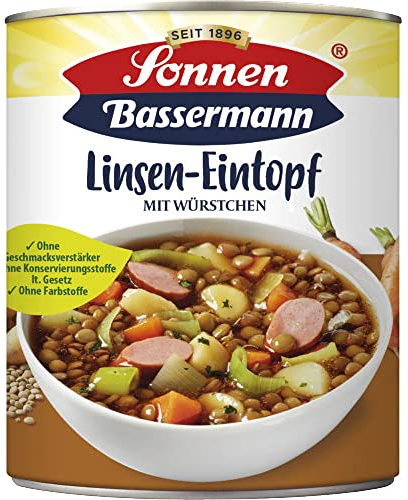 Sonnen Bassermann Linsen-Topf, 800 g Dose
