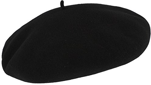 Laulhere Original Herren Baskenmütze | Barett | Made IN France - aus 100% Merino-Wolle