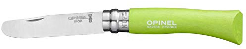 -Couteau Enfant Bout Rond - Mon Premier Opinel N° 7 - Manche Charme Vert