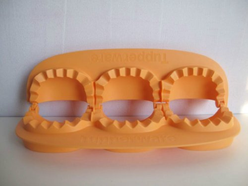 Tupperware 1-2-3 Teig-Falle Orange Teigtaschen Maultaschen Ravioli 23.5 x 6.9 x 5.4 cm