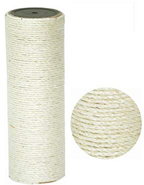 nanook Poteau de Rechange pour Arbre à Chat/Poteau en sisal de Rechange - 11 cm Ø - Longeur 30 cm - Filetage M8