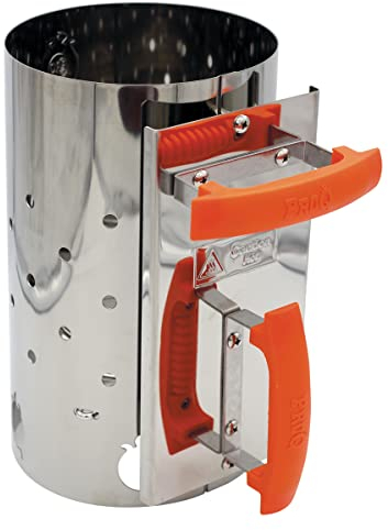 ProQ Charcoal Chimney Starter, Stainless Steel BBQ Fire Starter for Coal & Charcoal Briquettes, BBQ Tools & Accessories