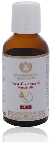 Maharishi Ayurveda Nasya-Öl | Ayurvedisches Nasenöl zur Pflege der Nasenhaut | Mit 25 Kräutern & Ölen | 50 ml | Schutz & Feuchtigkeit für empfindliche Nasenpartie | 1er Pack