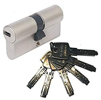 ABUS EC550 Profile Double Cylinder Length 50/50 mm with 6 Keys by Abus