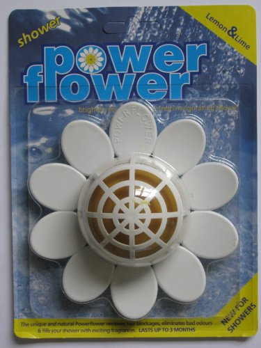 Power Flower Shower Drain Cleaner & Freshener with Refill pack