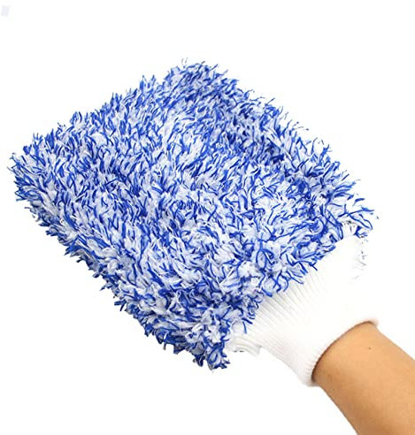 Générique Wash Gant Auto Detailing,Gant de Lavage en Microfibre Double Face pour Le Nettoyage de Voiture - Gants de Lavage en Microfibre, Peut contenir des tonnes d'eau savonneuse pour Un