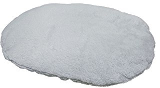Nobby Kissen oval Mila, grau, 80 x 49 cm