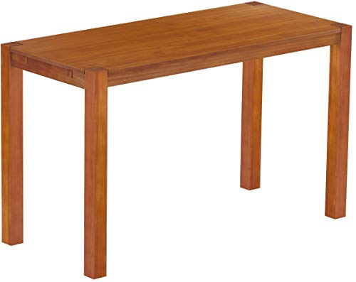 B.R.A.S.I.L.-Möbel Hochtisch Rio Kanto 180x80 cm Kirschbaum Bartisch Holz Tisch Pinie Massivholz Stehtisch Bistrotisch Tresen Bar Thekentisch Echtholz Größe und Farbe wählbar