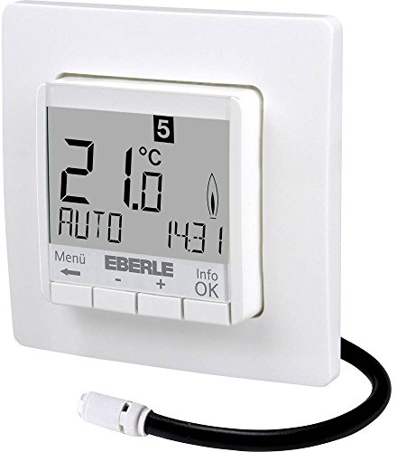 EBERLE Uhrenthermostat Fussbodenregler, FIT 3F ws