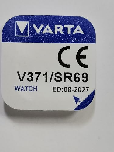 Varta Knopfzellenbatterie Electronics V371 (SR69) Silber