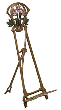 Staffelei Bildhalter Notenständer Buchständer Ständer Eisen antik Stil 42cm