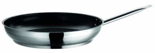 Mäser, Serie Professional, Bratpfanne 36 cm, Pfanne aus hochwertigem Edelstahl 18/10, antihaftbeschichtet, mit schwarzer ILAG-ULTIMATE-Beschichtung