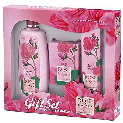 BioFresh Geschenk – Pakete Rose of Bulgaria: Duschgel 330 ml, Handcreme 75ml und rosa Seife 100gr.
