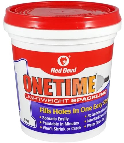 Red Devil 0548 Onetime Spackling Compound, 1 Pint