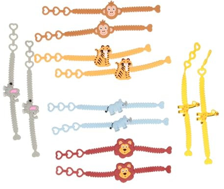 12 Silikon Armbänder - I LOVE YOU - Mitgebsel Kindergeburtstag