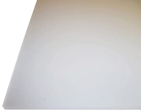 B&T Metall PMMA Acrylglas OPAL 4,0mm stark Größe 400x600 mm | Opal Weiß glatt Milchglas Lichtdurchlässigkeit UV beständig beidseitig foliert im Zuschnitt