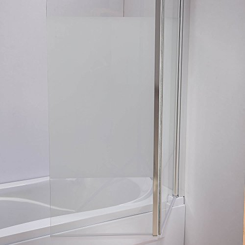 Vetro per vasca da bagno in vetro smerigliato IBath-Piatto Vasca da bagno pieghevole da parete satinato Aufsatz