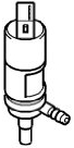 Ford 6729803 Scheinwerfer Waschwasserpumpe