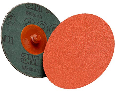 3M(TM) Cubitron(TM) II Roloc(TM) Fiber Disc TR 987C, 3 in 80+, (50 Discs) (Pack of 50)