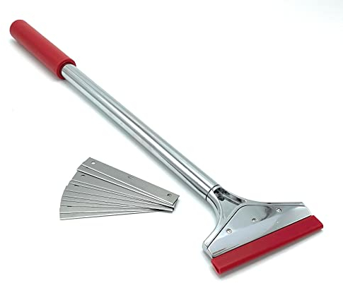 Deluxe flooring scraper 18 inch long with 4 inch blade