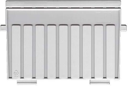Kartei-Stützplatten A5 Quer Lichtgrau 9025-11 für Karteikasten 955 + Karteitrog 955-0 Liefermenge= 1